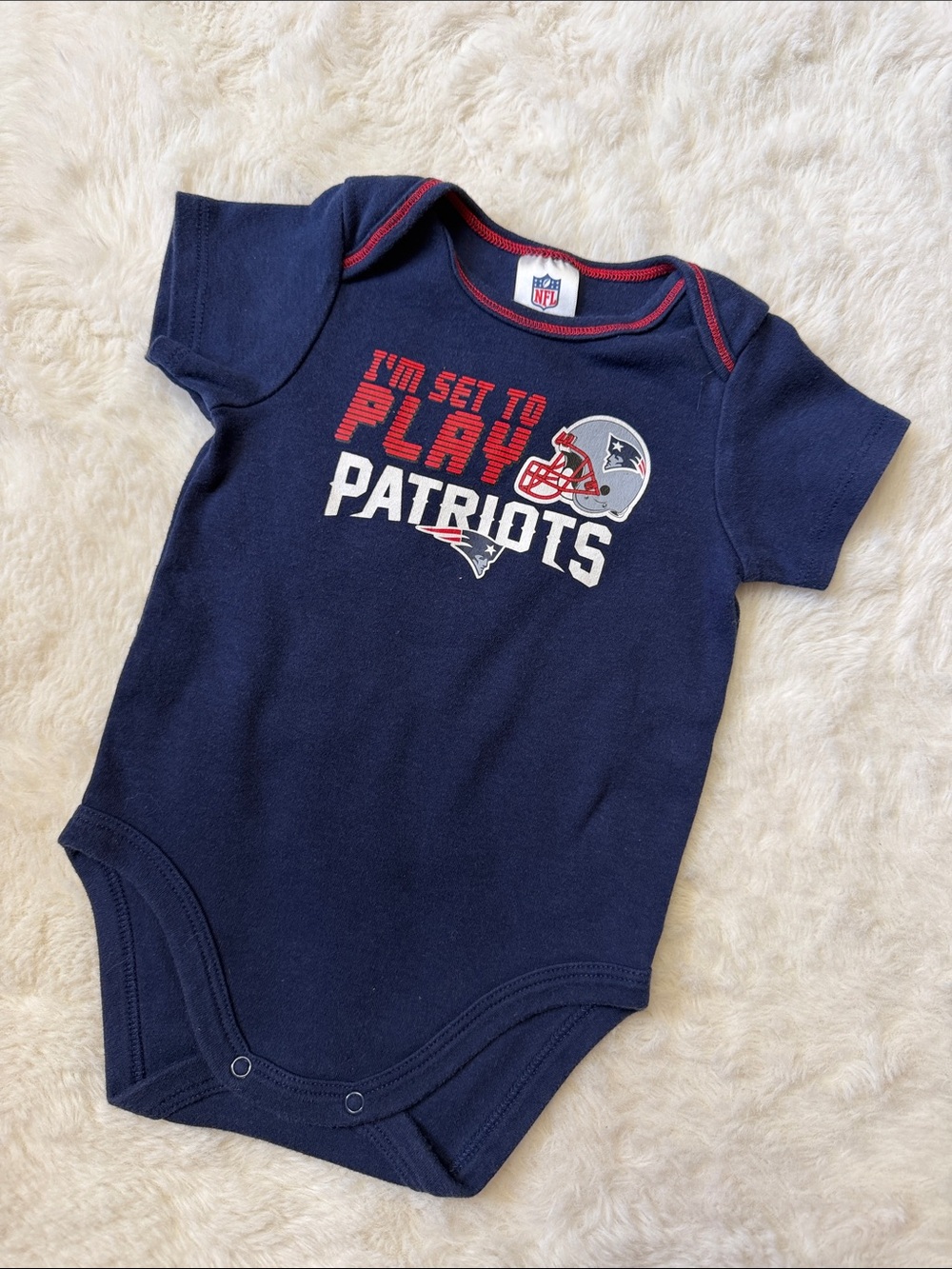 NFL New England Patriots Infant Bodysuit 0-3months